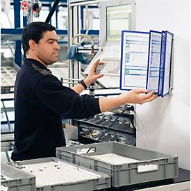 VARIO® WALL 5 Wandhalter-SET ink. Sichttafeln, orange