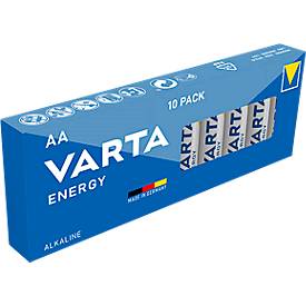 VARTA Alkaline-Batterien ENERGY, Mignon AA, 10 Stück