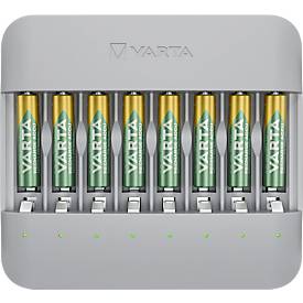 VARTA Batterie-Ladegerät Eco Charger Multi Recycled Box, für NiMH-Akkus, inkl. USB-Typ-C Ladekabel