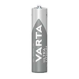 VARTA Batterie PROFESSIONAL LITHIUM, Micro AAA, 1,5 V, 4 Stück