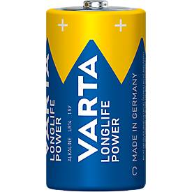 VARTA Batterien Longlife Power, Spannung 1,5 V, besonders langlebig, Baby C, 2 Stück