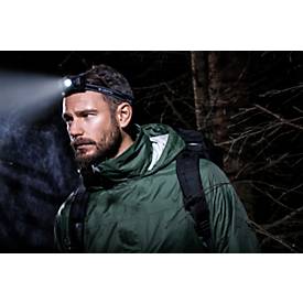 VARTA Indestructible H20 Pro LED-Kopfleuchte, 2 Leuchtmodi, verstellbar, 350 lm, inkl. Batterien