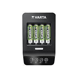Image of Varta LCD ULTRA FAST CHARGER+ Batterieladegerät + AC-Netzteil + Kfz-Netzteil - 4 x AA-Typ - NiMH