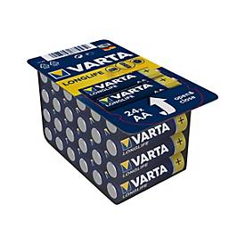 Image of Varta Longlife Batterie - 24 x AA / LR6 - Alkali-Mangan
