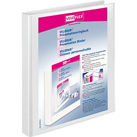 VELOFLEX Präsentationsringbuch VELODUR, DIN A4, 2-Ring-Mechanik, Rückenbreite 20 mm