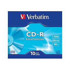 Verbatim - 10 x CD-R - 700 MB (80 Min) 52x - Slim Jewel Case