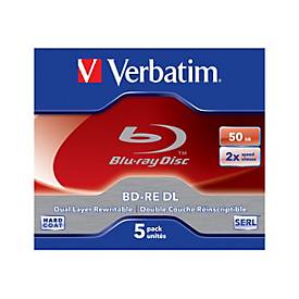 Image of Verbatim - BD-RE DL x 5 - 50 GB - Speichermedium