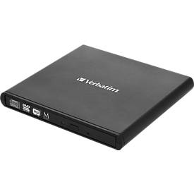 Verbatim CD-/DVD-Brenner Slimline, extern, USB 2.0, Stromversorgung über USB