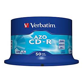 Image of Verbatim DataLifePlus - CD-R x 50 - 700 MB - Speichermedium