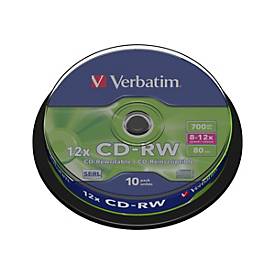 Verbatim DataLifePlus - CD-RW x 10 - 700 MB - Speichermedium