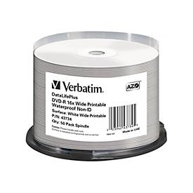 Image of Verbatim DataLifePlus - DVD-R x 50 - 4.7 GB - Speichermedium