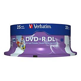Image of Verbatim - DVD+R DL x 25 - 8.5 GB - Speichermedium