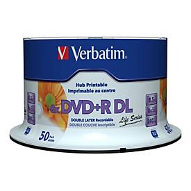 Image of Verbatim - DVD+R DL x 50 - 8.5 GB - Speichermedium