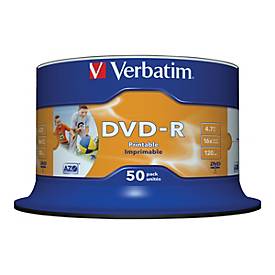 Image of Verbatim - DVD-R x 50 - 4.7 GB - Speichermedium