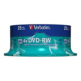 Image of Verbatim - DVD-RW x 25 - 4.7 GB - Speichermedium