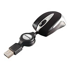 Verbatim Go Mini Optical Travel Mouse - Maus - USB - Schwarz