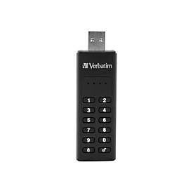 Verbatim Keypad Secure - USB-Flash-Laufwerk - verschlüsselt - 128 GB - USB 3.0