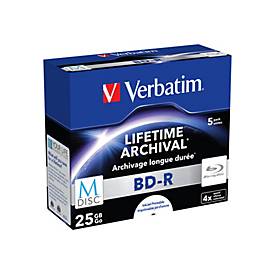 Image of Verbatim M-Disc - BD-R x 5 - 25 GB - Speichermedium