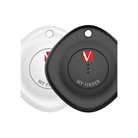 Verbatim My Finder - Anti-Verlust Bluetooth-Tag für Handy, Tablet - Schwarz, weiß (Packung mit 2)