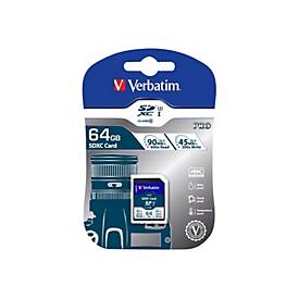 Verbatim PRO - Flash-Speicherkarte - 64 GB - SDXC UHS-I