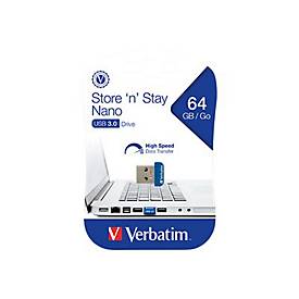 Verbatim Store 'n' Stay NANO - USB-Flash-Laufwerk - 64 GB