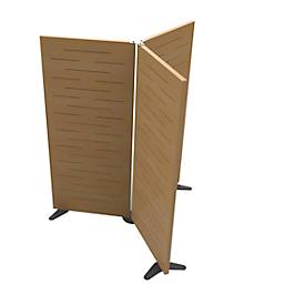 Verbindungsset für Akustik Trennwand Paperflow®, 3-teilig, transparent