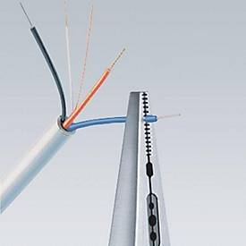 Verdrahtungszange L.160mm 0,5-0,75/1,5/2,5 mm2 pol.Mehrkomp.-Hüllen