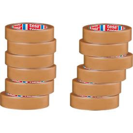 Verpakkingstape 4124 tesapack® - PVC - hoogwaardige kwaliteit - B 25 mm x L 66 m - transparant - 12 rollen