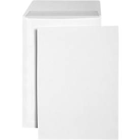 Versandtaschen, C4, ohne Fenster, weiß, 250 St.