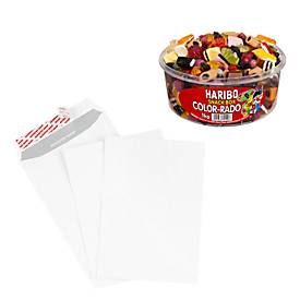 Versandtaschen mit Haftklebung + HARIBO Color-Rado GRATIS