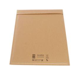 Versandtaschen SecureWave von MD Securepack®, Papierpolsterung, Haftklebung, 100 % FSC®-Recyclingpapier, Format H/5, 285 x 360 mm, 75 Stück