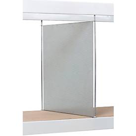 Vertikaler Stahlblechtrenner, H 800 x T 800 mm