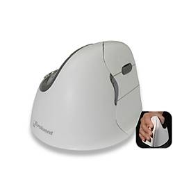 Vertikalmaus Evoluent4 Right Hand White Bluetooth, 5-Tasten-Maus, Scrollrad, kabellos