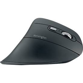 Vertikalmaus Kensington MY630 EQ Pro Fit™ Ergo M, kabellos, wiederaufladbarer Akku, 6 Tasten und Scrollrad, 1000/1600/2400 dpi, PCR, schwarz
