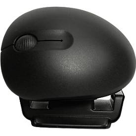 Vertikalmaus R-Go Twister, ergonomisch, beidhändig, 400-2400 dpi, 2 Tasten & Scrollrad, LED-Pausenanzeige, Bluetooth/USB, schwarz