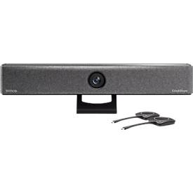 Videobar Barco ClickShare Bar Pro, voor middelgrote ruimtes, 3840 x 2160 px, 2 x 10 W, USB/LAN/WLAN, met 2 ClickShare-knoppen, zwart