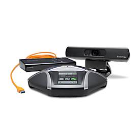 Videokonferenzen Set Konftel C2055, für bis zu 12 Teilnehmer, 4K UHD Webcam, USB-Hub & kabelgeb. Freisprechgerät