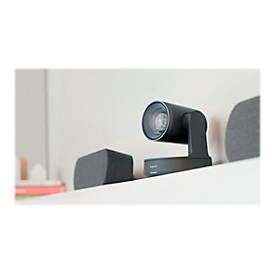 Videokonferenzen Set Logitech® Rally Plus, für bis zu 46 Teilnehmer, Webcam mit Schwenk-/Neige-/Zoomfunktion, Mikrofon