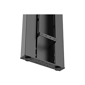 Vision VFM-F51 - Aufstellung - nicht angetrieben - für Flachbildschirm - extra stark - Stahl - mattschwarz - Bildschirmgröße: 120-245 cm (47'-98')