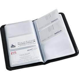 Visitenkartenbuch, für 120 Visitenkarten, schwarz