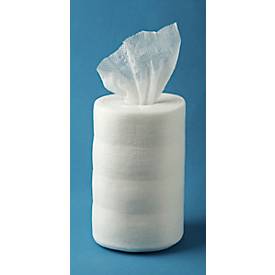 Vliesrolle WIPEX ® WET DESI premium, gelochte Struktur, 40g/m², 90 Tücher à 200 x 380 mm, weiß, 1 Rolle