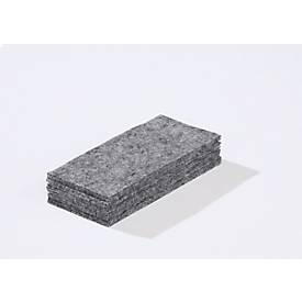 Vliestücher für Tafelwischer Typ 89129, 59 x 130 mm, 10 Stück