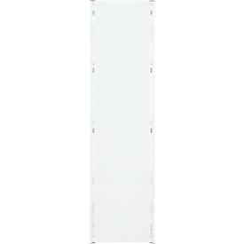 Vollblech-Seitenwand ORDO Professional, H 2000 mm x B 500 mm, verkehrsweiß RAL 9016