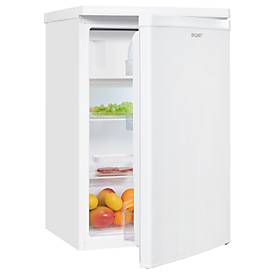 Vollraumkühlschrank exquisit KS16-4-E-040E, 100 W, 109 l, 40 dB, 2 Fächer/1 Kühlfach/1 Frischefach/3 Türfächer, B 550 x T 570 x H 855 mm, weiß