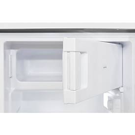 Vollraumkühlschrank exquisit KS16-4-E-040E, 100 W, 109 l, 40 dB, 2 Fächer/1 Kühlfach/1 Frischefach/3 Türfächer, B 550 x T 570 x H 855 mm, weiß