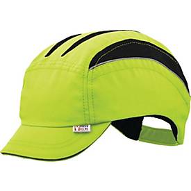 VOSS Anstoßkappe VOSS-Cap neo, neongelb, EN 812:2012-04, Größe 53-61 cm, PE-Hartschale mit Wabenstruktur
