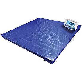 Wägebrücke ae ADAM PT 312, mit GK-Plus Anzeigegerät, Ablesbarkeit 500 g/Wägebereich bis 3000 kg, RS-232, Netz-/Akkubetrieb, Plattform B 1200 x T 1200 mm