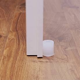 Wagner Bodentürstopper VULKANO MEDIUM EH 5240, Elaston-Vollgummi, transparent, Ø 35 mm, H 34 mm, zum Schrauben