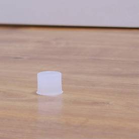 Wagner Bodentürstopper VULKANO SMALL EH 5233, Schraubmontage, Elaston, Ø 35 mm, Höhe 24 mm, transparent