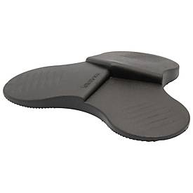 Wagner Türstopper 3STOP EH 6988, Kunststoff, rutschfest, Ø 110 mm, H 19 mm, flexibel, bodenschonend, schwarz